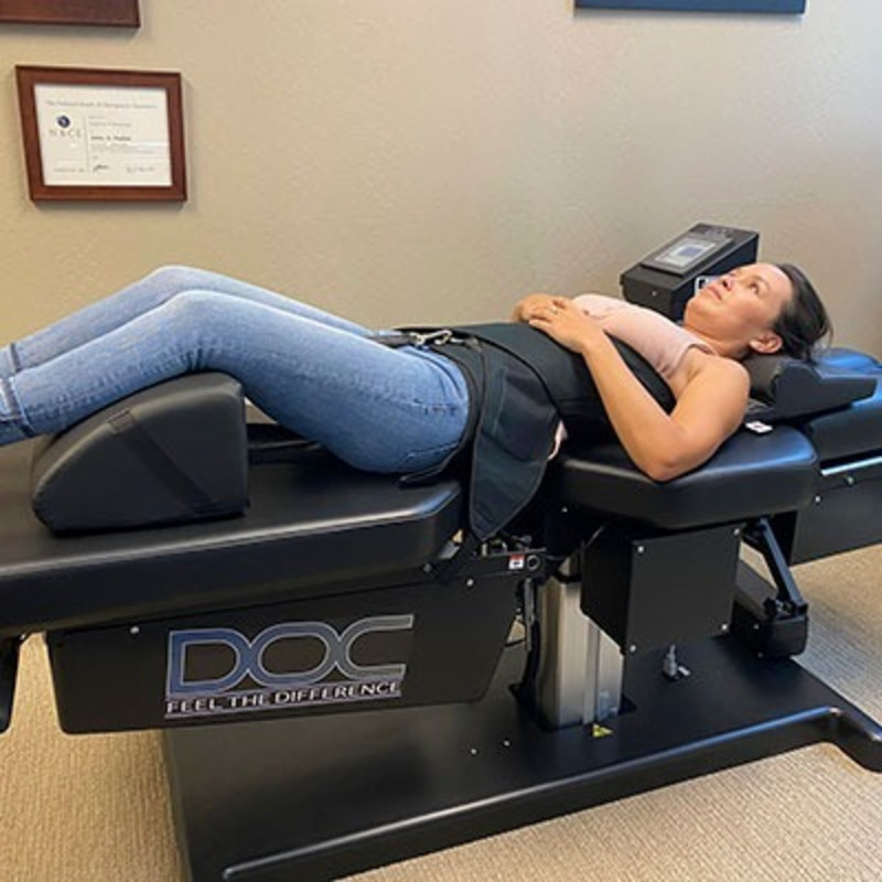 Spinal decompression therapy for back and neck pain